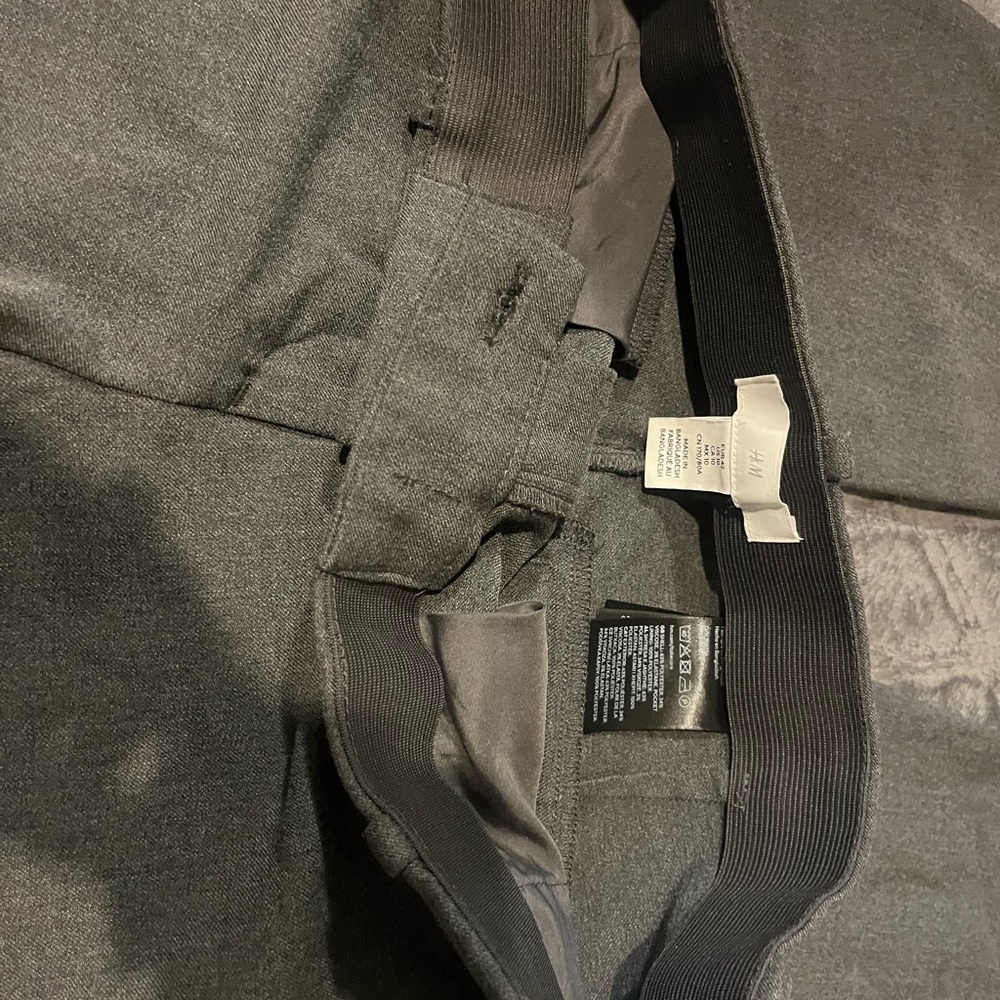 H&M Charcoal Trousers gray - Picture 3 of 5